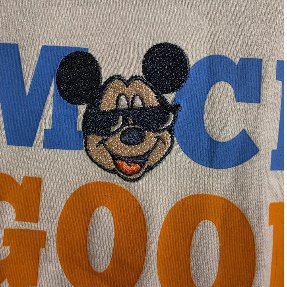 Disney Mickey Goofy Donald Pluto Kids Character Graphic Tee XXL 18 Gray NWT‎